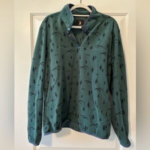 Jack and Sage Green Fleece Pullover